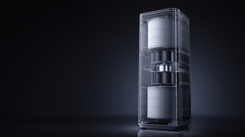 Zajímavostí je inovativní struktura se dvěma filtry