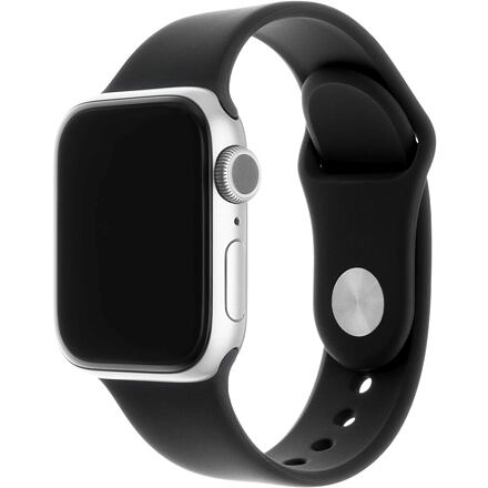 FIXED Silicone Strap Set for Apple Watch 38/40/41 mm, black FIXSST-436-BK