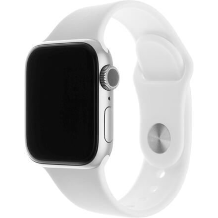 FIXED Silicone Strap Set for Apple Watch 42/44/45 mm, white FIXSST-434-WH