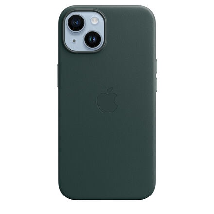 MPP53ZM/A Apple Kožený Kryt vč. MagSafe pro iPhone 14 Forest Green MPP53ZM/A