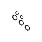 Ochranná skla čoček fotoaparátů FIXED Camera Glass pro Samsung Galaxy S25 Ultra, černá