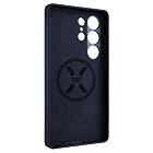 Kožený zadní kryt FIXED MagLeather s podporou MagSafe pro Samsung Galaxy S25 Ultra, modrý