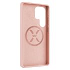 Zadní kryt FIXED MagFlow s podporou MagSafe pro Samsung Galaxy S25 Ultra, růžový