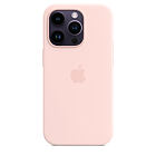 APPLE iPhone 14 Pro Silicone Case with MS - Chalk Pink