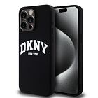 DKNY Liquid Silicone Arch Logo MagSafe Zadní Kryt pro iPhone 14 Pro Black