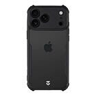 Tactical Quantum Stealth Kryt pro Apple iPhone 17 Pro Max Clear/Black