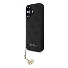 Guess 4G Charm MagSafe Zadní Kryt pro iPhone 17 Tone on Tone Grey