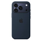 APPLE iPhone 17 Pro Silicone Case with MS – Midnight