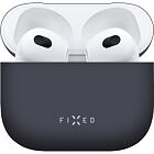 Ultratenké silikonové pouzdro FIXED Silky pro Apple Airpods 3, modré