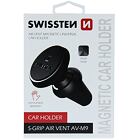 MAGNETICKÝ DRŽÁK DO VENTILACE AUTA SWISSTEN S-GRIP AV-M9 ČERNÝ