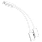 Adaptér z Lightning na Lightning (pro poslech hudby) + Lightning (nabíjení)