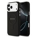 Guess PU Saffiano MagSafe Zadní Kryt pro iPhone 17 Pro Max Black