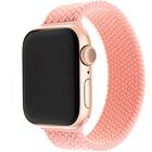 FIXED Elastic Nylon Strap for Apple Watch 38/40/41mm, size XL, pink