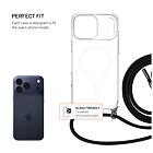 Pouzdro FIXED MagPure Neck s černou šňůrkou na krk pro Apple iPhone 17 Pro Max