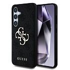 Guess PU 4G Metal Logo Zadní Kryt pro Samsung Galaxy S25 Grey