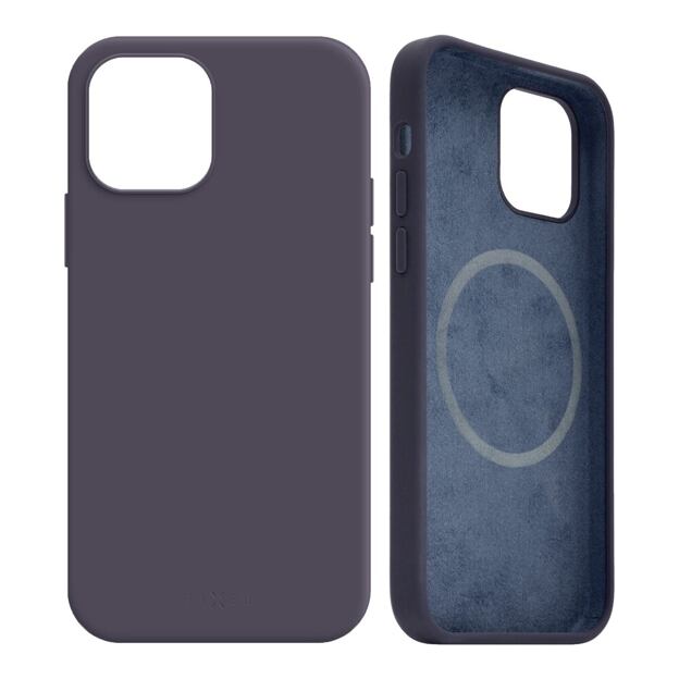 Zadní kryt FIXED MagFlow s podporou Magsafe pro Apple iPhone 12 Pro Max, modrý