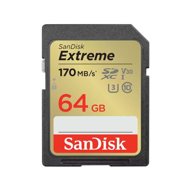 SanDisk Extreme/SDXC/64GB/UHS-I U3 / Class 10