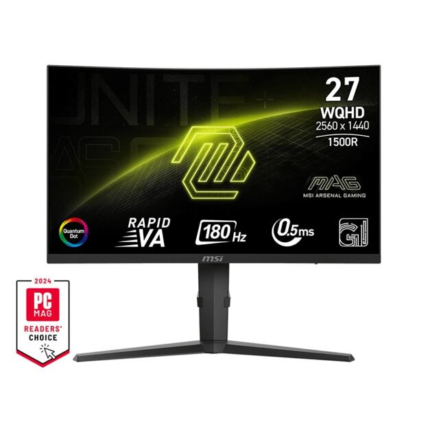 MSI MAG/275CQRF QD E2/27''/VA/QHD/180Hz/0,5ms/Black/3R