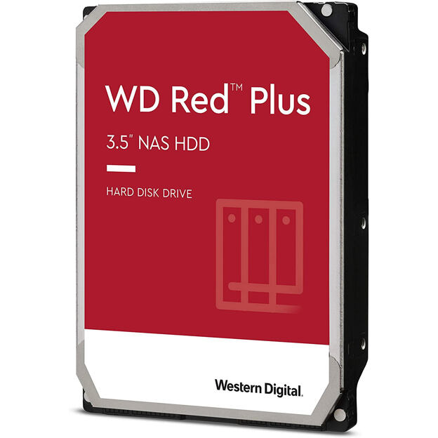 WESTERN DIGITAL WD Red Plus/6TB/HDD/3.5''/SATA/5400 RPM/Červená/3R