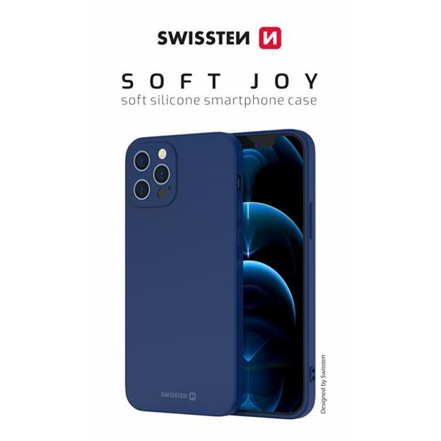 POUZDRO SWISSTEN SOFT JOY PRO APPLE IPHONE 15 MODRÉ