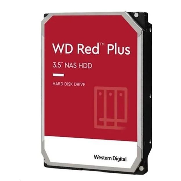 WESTERN DIGITAL WD Red Plus/8TB/HDD/3.5''/SATA/5640 RPM/Červená/3R