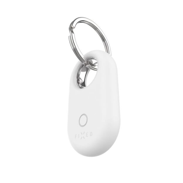 Silikonové pouzdro FIXED Silky pro Samsung SmartTag2, bílé