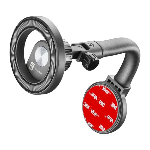 Univerzální držák Cellularline Mag Display k upevnění na displej automobilu s podporou MagSafe, čern