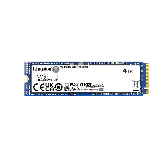 Kingston NV3/4TB/SSD/0/SAS/M.2 NVMe/5R