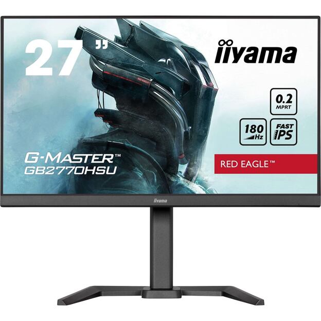 iiyama G-Master/GB2770HSU-B6/27''/IPS/FHD/180Hz/0,2ms/Black/3R
