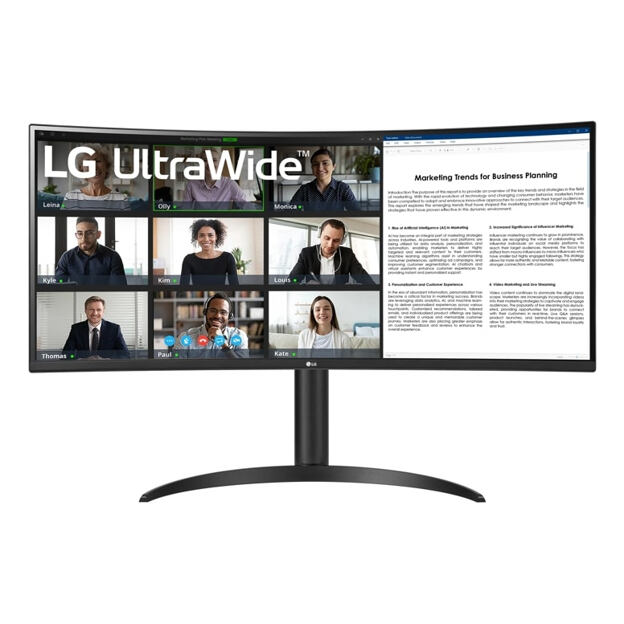 LG UltraWide/34WR55QK-B/34''/VA/wQHD/100Hz/5ms/Černá/2R