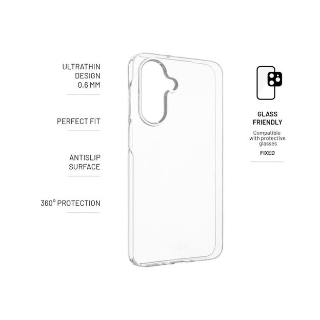 Ultratenký TPU gelový kryt FIXED Story Slim pro Samsung Galaxy A26 5G, 0,6 mm, čirý