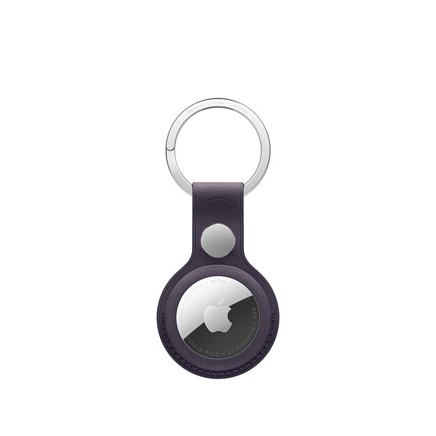 APPLE AirTag FineWoven Key Ring - Midnight Purple