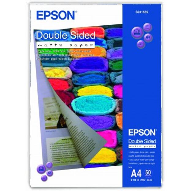 EPSON double sided Matte Paper A4 (50listů)