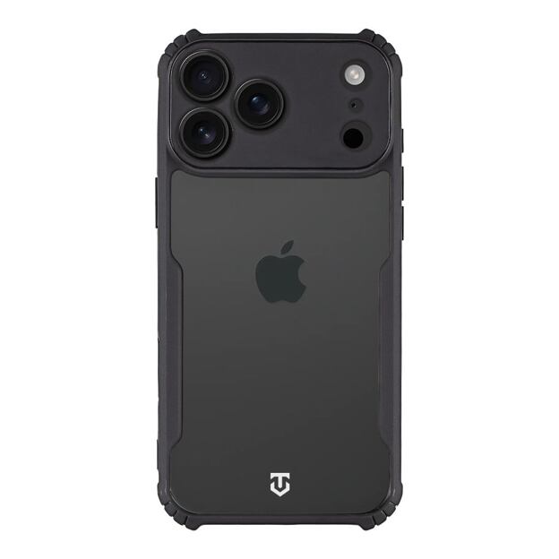 Tactical Quantum Stealth Kryt pro Apple iPhone 17 Pro Max Clear/Black