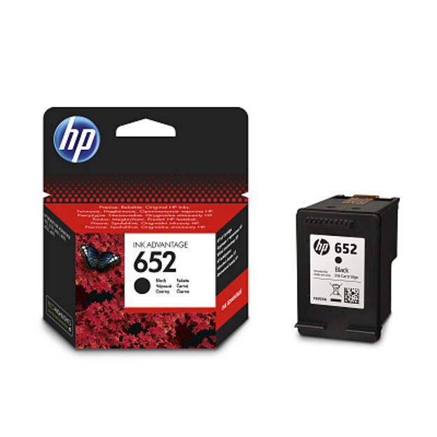 HP Inkoustová náplň 652 Black