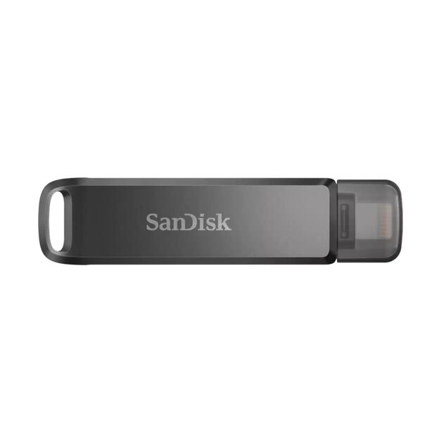 SanDisk iXpand Flash Drive Luxe/256GB/USB 3.0/Lightning + USB-A/Šedá