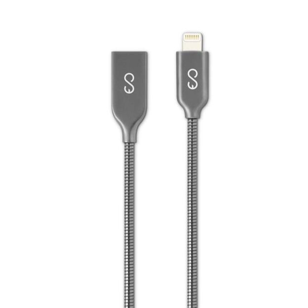 Datový kabel Epico Metal USB/Lightning 1,2m (2019) vesmírně šedý