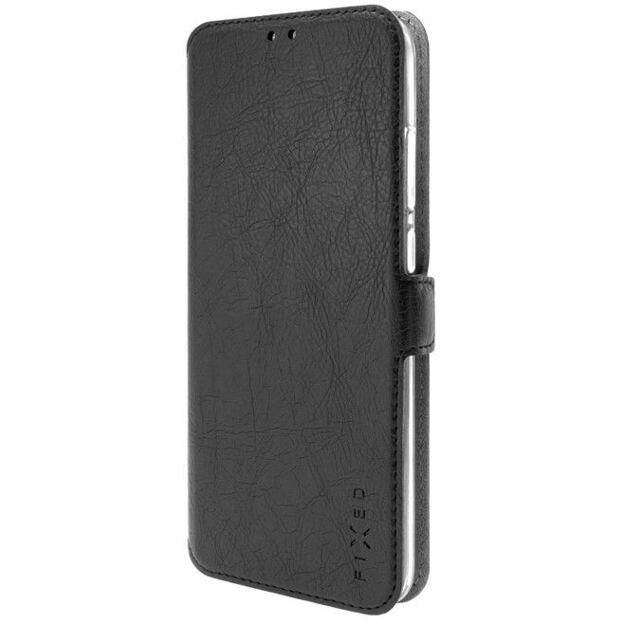 Tenké pouzdro typu kniha FIXED Topic pro Samsung Galaxy M13, černé