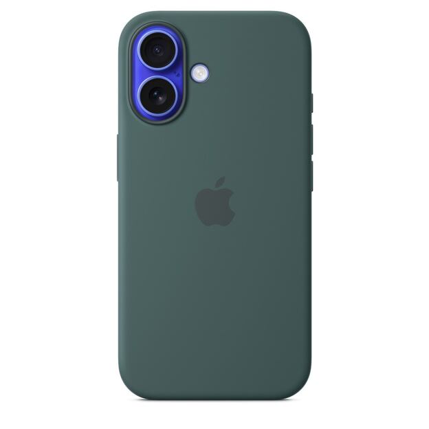 MYY83ZM/A Apple Silikonový Kryt vč. Magsafe pro iPhone 16 Lake Green
