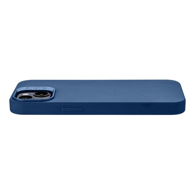 Ochranný silikonový kryt Cellularline Sensation Plus pro Apple iPhone 15, modrý