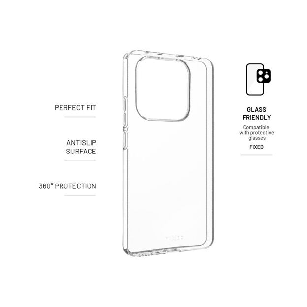TPU gelový kryt FIXED Story pro Xiaomi Redmi Note 14 5G, čirý