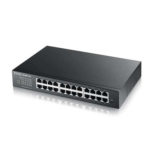 ZYXEL 24xGb IPv6 fanless smart swtch GS1900-24E v3