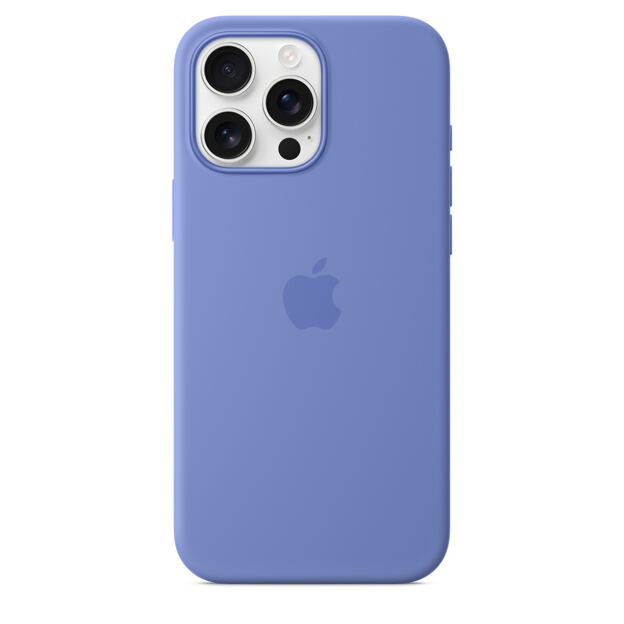 APPLE iPhone 16 Pro Max Silicone Case with MS-Periwinkle