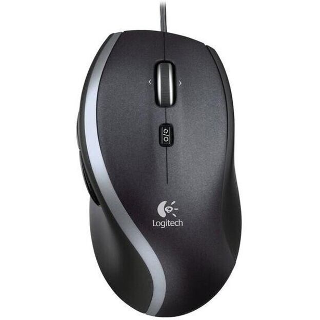 Logitech M500s/Kancelářská/Optická/Pro praváky/4 000 DPI/Drátová USB/Černá