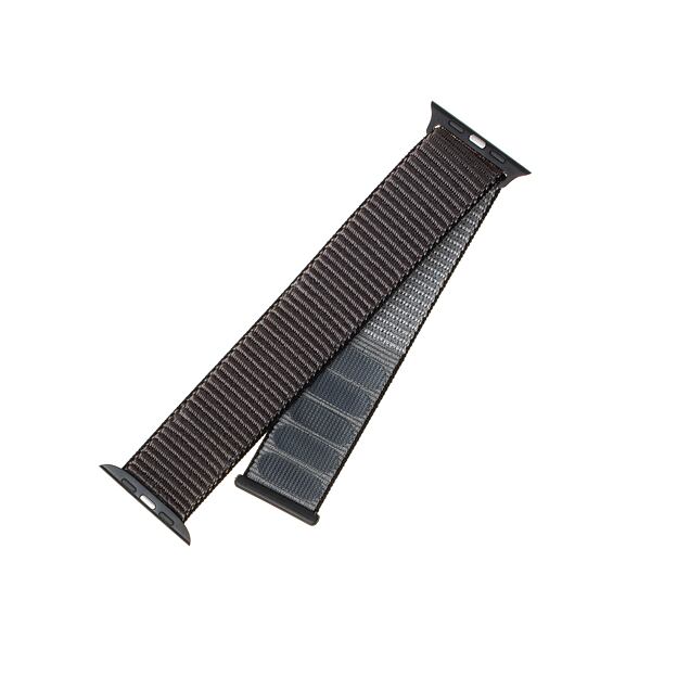 Nylonový řemínek FIXED Nylon Strap pro Apple Watch 38/40/41mm, šedý