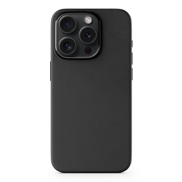 Epico Mag+ Leather Case iPhone 15 Pro Max Black