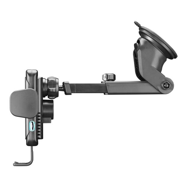 Univerzální držák do auta CellularLine Hug Air s bezdrátovým nabíjením, 10W, černý