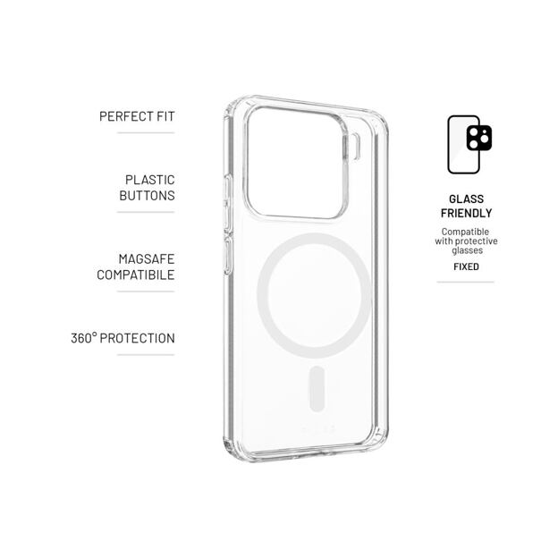 Zadní kryt FIXED MagPure s podporou Magsafe pro Xiaomi 15, čirý