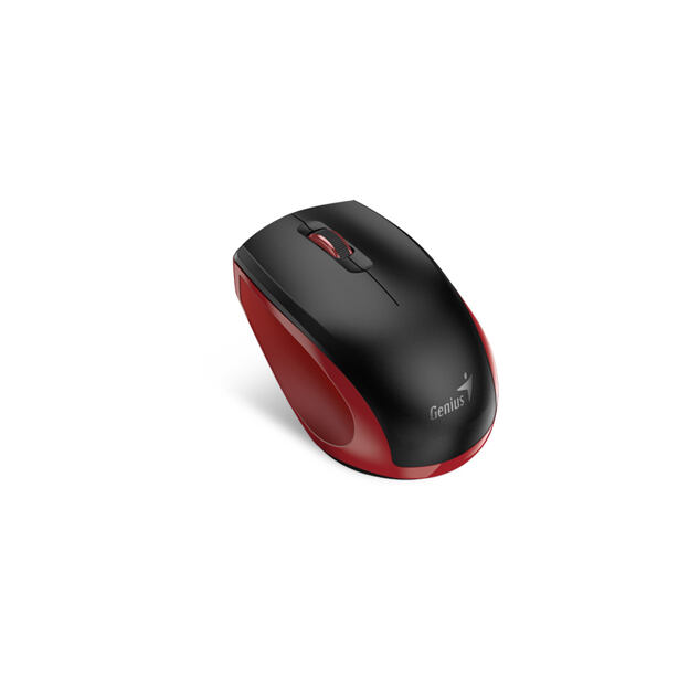 Genius NX-8006S/Kancelářská/Optická/Bezdrátová USB/Černá-červená