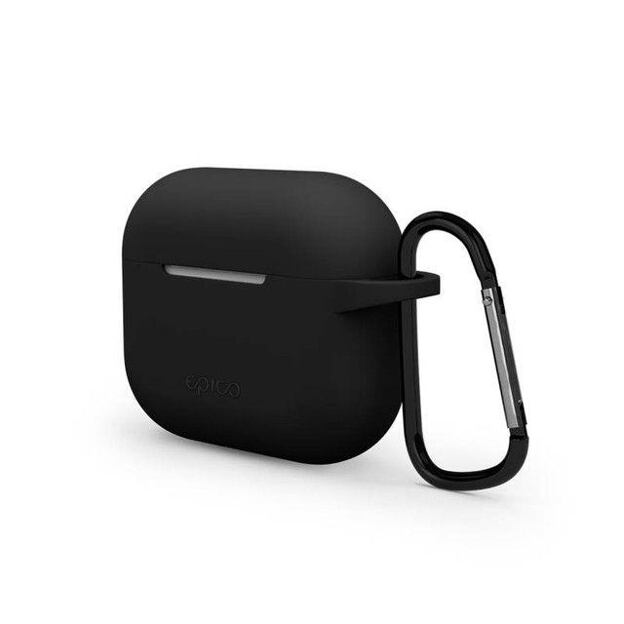 Epico silikonové pouzdro Outdoor Cover s karabinou pro Apple AirPods 3 černé